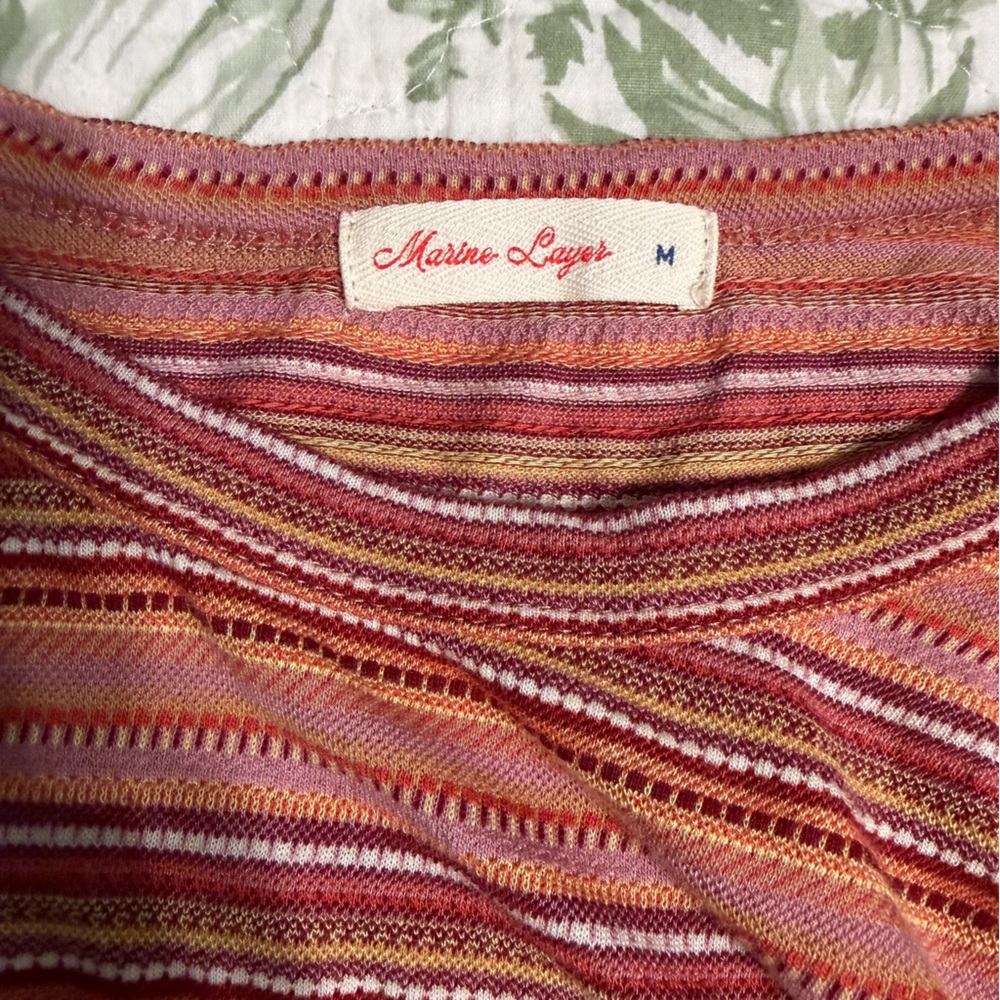 Marine Layer Jacquard Stripe Shirt - Picture 6 of 6
